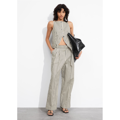 & OTHER STORIES Striped Tailored Trousers