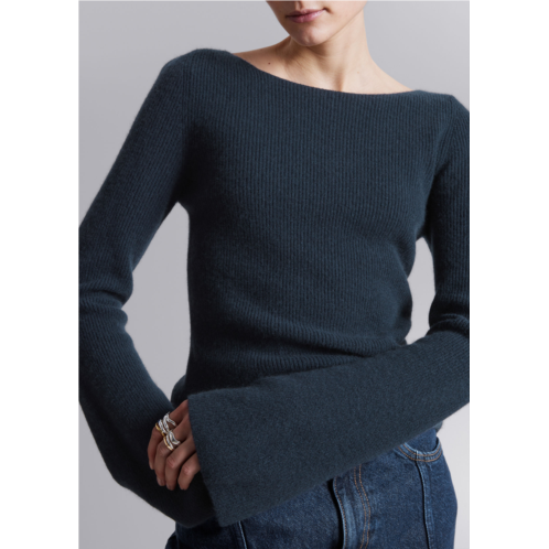 & OTHER STORIES Bell Sleeve Cashmere Sweater