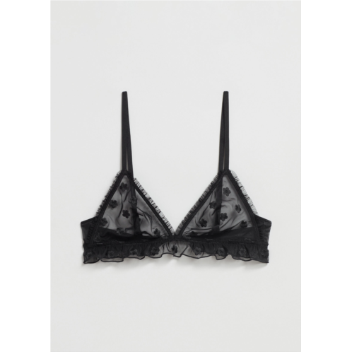 & OTHER STORIES Frilled Sheer Soft Bra