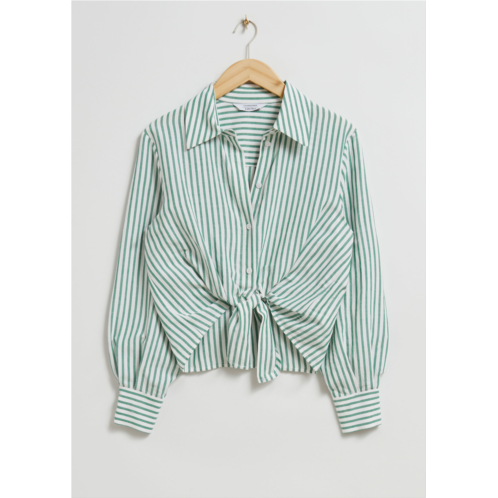 & OTHER STORIES Relaxed Tie Knot Shirt