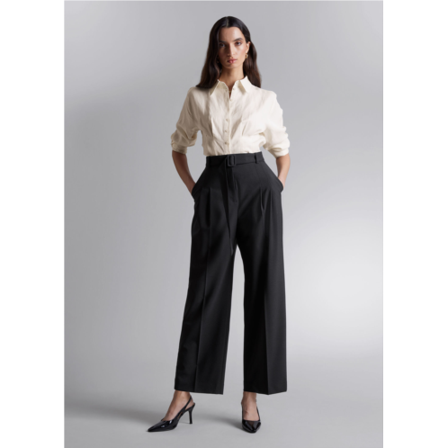 & OTHER STORIES Tailored Belted Trousers