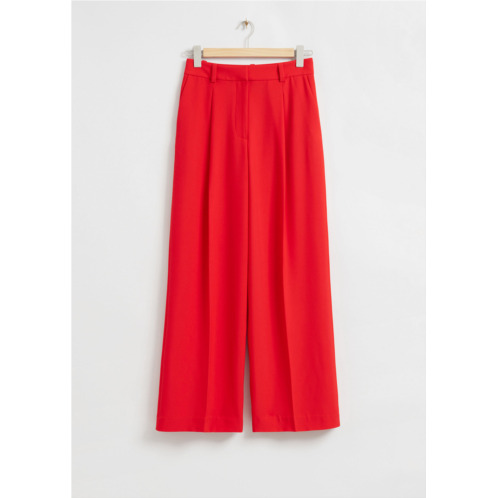 & OTHER STORIES Wide Tailored Press Crease Trousers