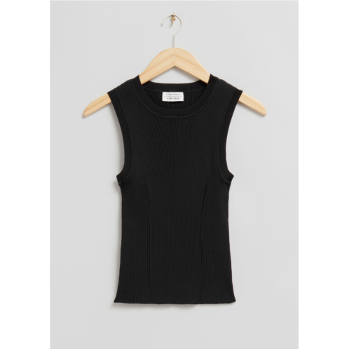 & OTHER STORIES Ribbed Knit Tank Top