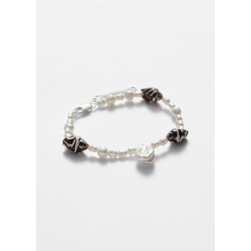 & OTHER STORIES Seashell Pearl Bracelet