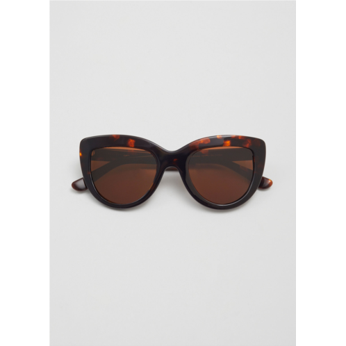 & OTHER STORIES Cat-Eye Acetate Sunglasses