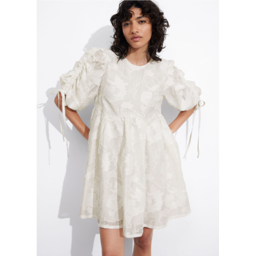 & OTHER STORIES Puff-Sleeve Mini Dress
