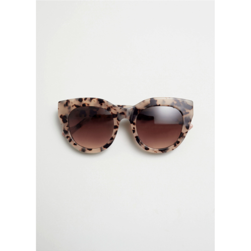 & OTHER STORIES Le Specs Airy Canary Sunglasses