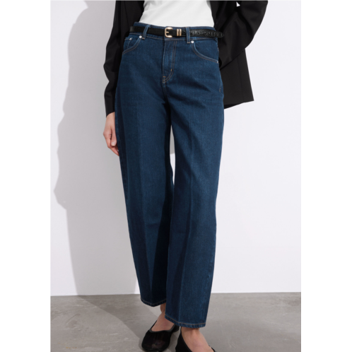 & OTHER STORIES Cropped Barrel-Leg Jeans