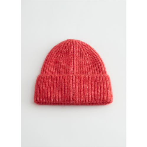 & OTHER STORIES Ribbed Mohair Blend Beanie