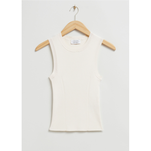 & OTHER STORIES Ribbed Knit Tank Top