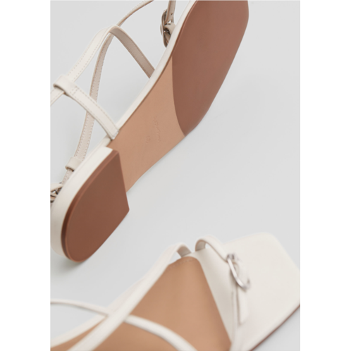 & OTHER STORIES Buckled Strappy Flat Sandals