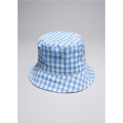 & OTHER STORIES Checked Bucket Hat