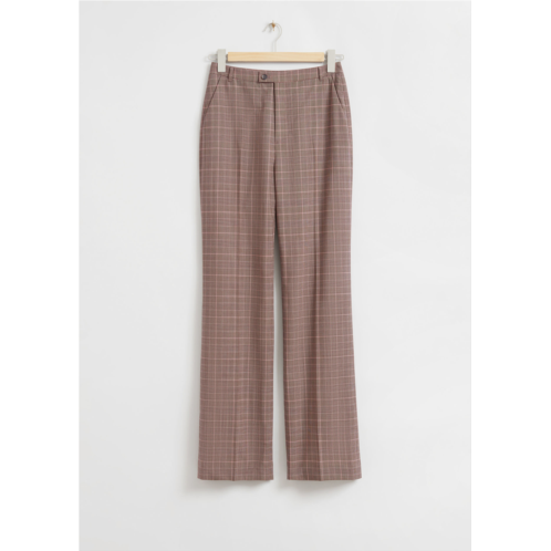& OTHER STORIES Slim Flared Tailored Trousers