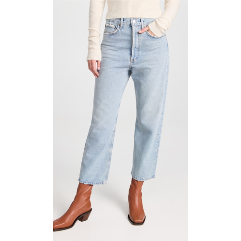 AGOLDE 90s Crop Mid Rise Straight Jeans