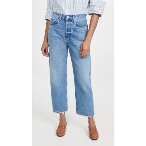 AGOLDE 90s Crop Mid Rise Straight Jeans