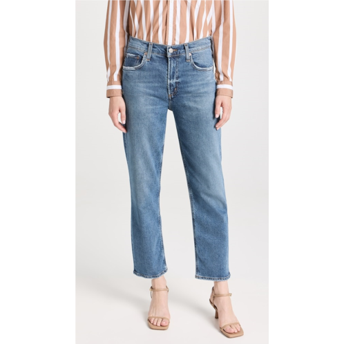 AGOLDE Kye Mid Rise Straight Crop Jeans