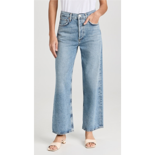 AGOLDE Ren: High Rise Wide Leg Jeans