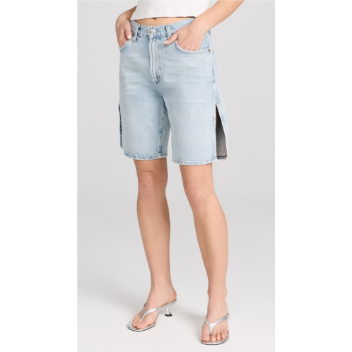 AGOLDE Vida High Rise Relaxed Straight Shorts