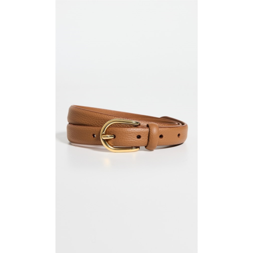 Anderson  s Skinny Soft Grained Leather Belt