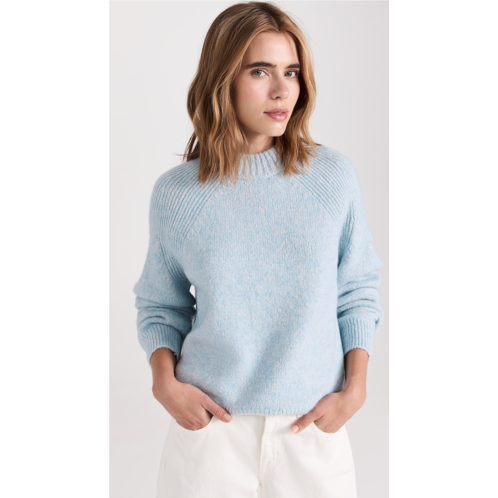 Closed Crew Neck Long Sleeve Sweater