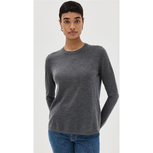 CO Crew Neck Long Sleeve Cashmere Top