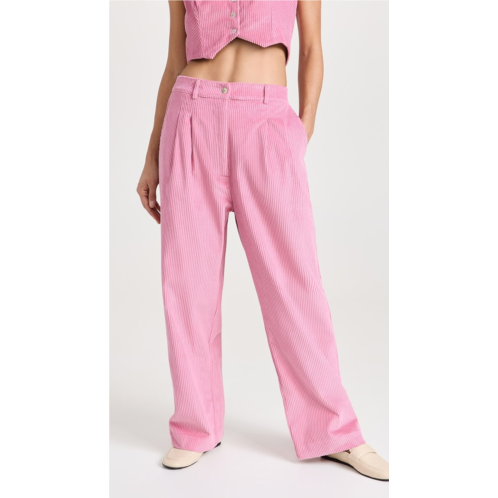 DONNI. Cord Pleated Trousers