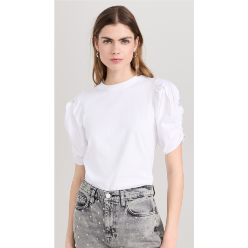 FRAME Pleated Puff Sleeve Tee