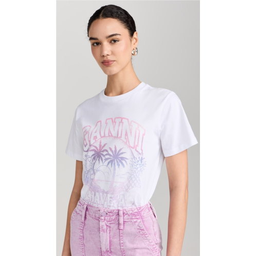 GANNI Basic Jersey Cocktail Relaxed Tee