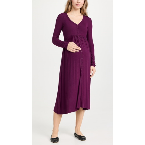 HATCH The Softest Rib Nursing Dress