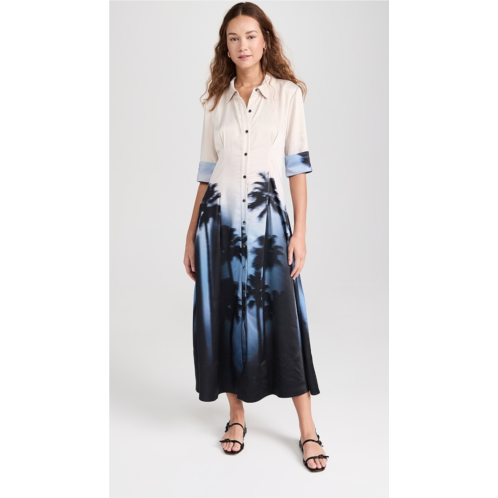 SIMKHAI Claudine Shirt Midi Dress