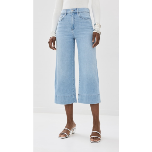 LE JEAN Rosie Crop Wide Leg Jeans