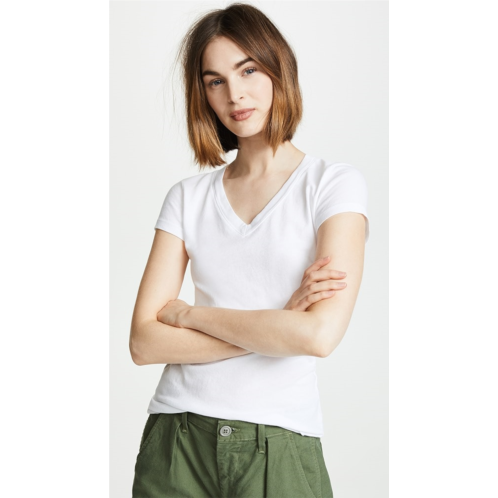 L  AGENCE Becca V Neck Tee