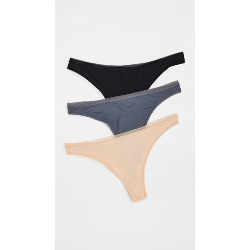 LIVELY The No Show Thong 3 Pack