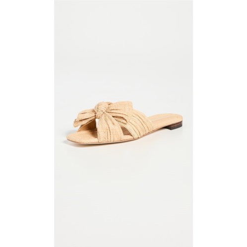 Loeffler Randall Daphne Pleated Knot Flat Sandals
