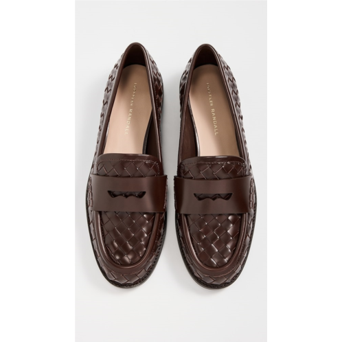 Loeffler Randall Rachel Woven Leather Loafers