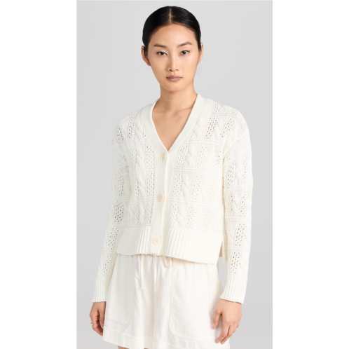 Madewell Open Cable-Stitch Cardigan Sweater