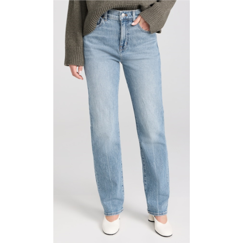 Madewell The 90s Straight Jeans in Rondell Wash: Crease Edition