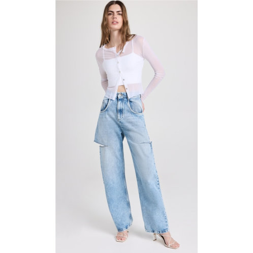 Maison Margiela Denim Jeans with Slash Details