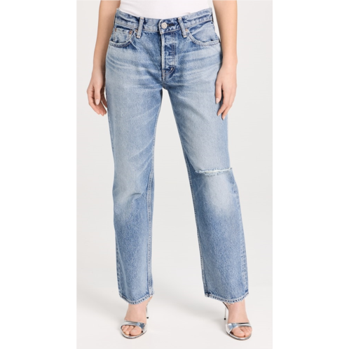MOUSSY VINTAGE Ballard Wide Straight Jeans