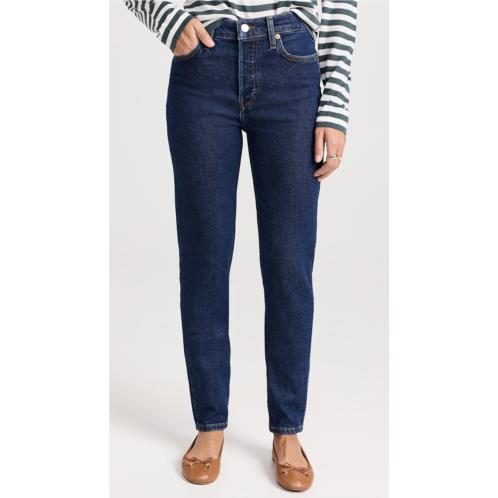 RE/DONE High Rise Skinny Jeans