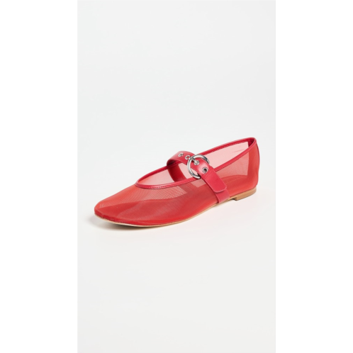 Reformation Exclusive Bethany Mesh Ballet Flats
