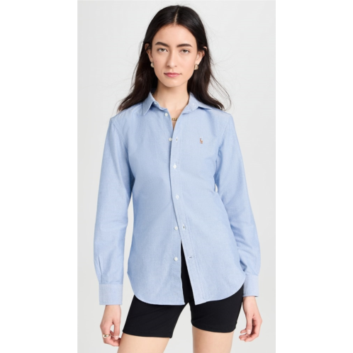 Polo Ralph Lauren Cotton Oxford Long Sleeve Button Down Shirt