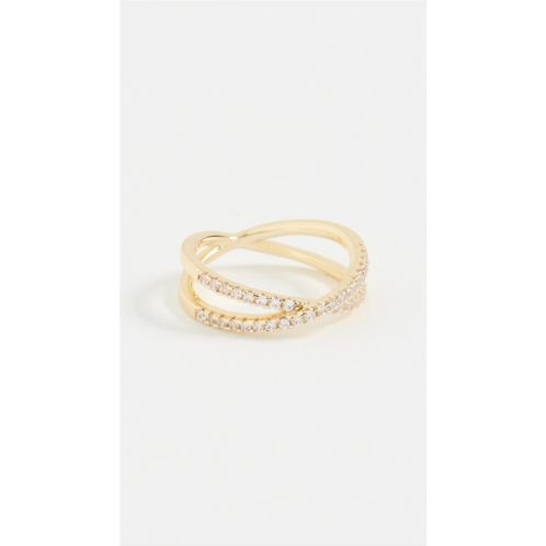 SHASHI Stacey Pave Ring