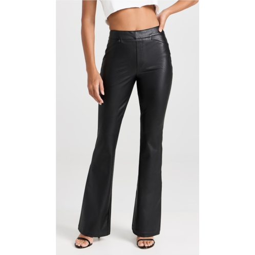 SPANX Leather-Like Flare Pants