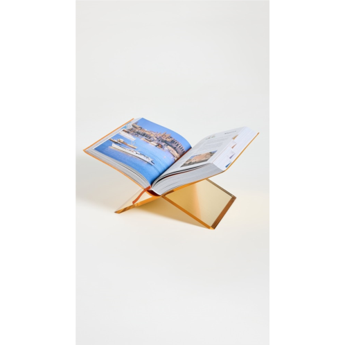 Tizo Design Lucite Book Stand Gold