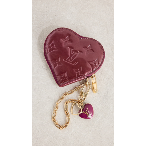 What Goes Around Comes Around Louis Vuitton Purple Vernis Ab Heart Coin Purse