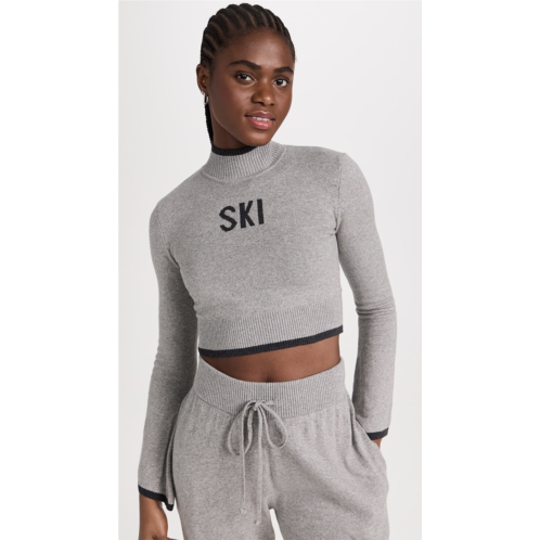 Year of Ours Ski Bell Sleeve Sweater Crop