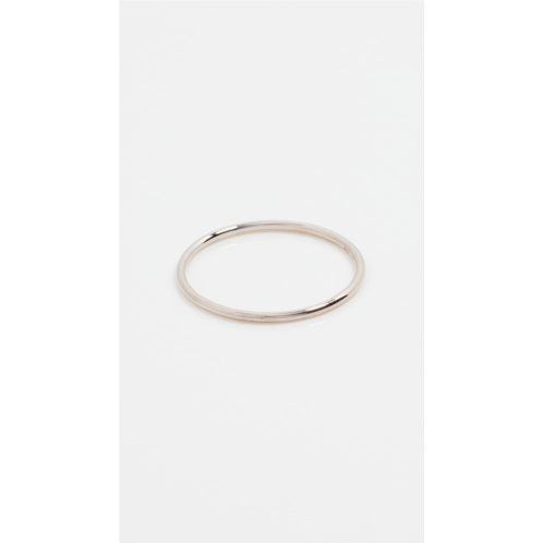 Zoe Chicco 14k White Gold Thin Band Ring