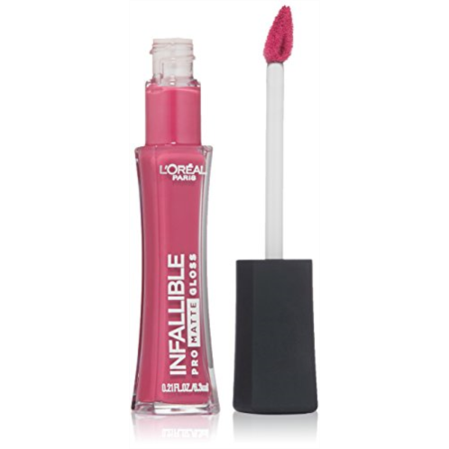 L  Oreal Paris LOreal Paris Cosmetics Infallible Lip Pro Matte Gloss, Fuchsia Amnesia, 0.21 fl. oz.