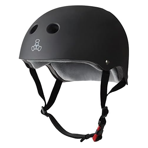 Triple Eight The Certified Sweatsaver Helmet for Skateboarding, BMX, Roller Derby, and Roller Skating